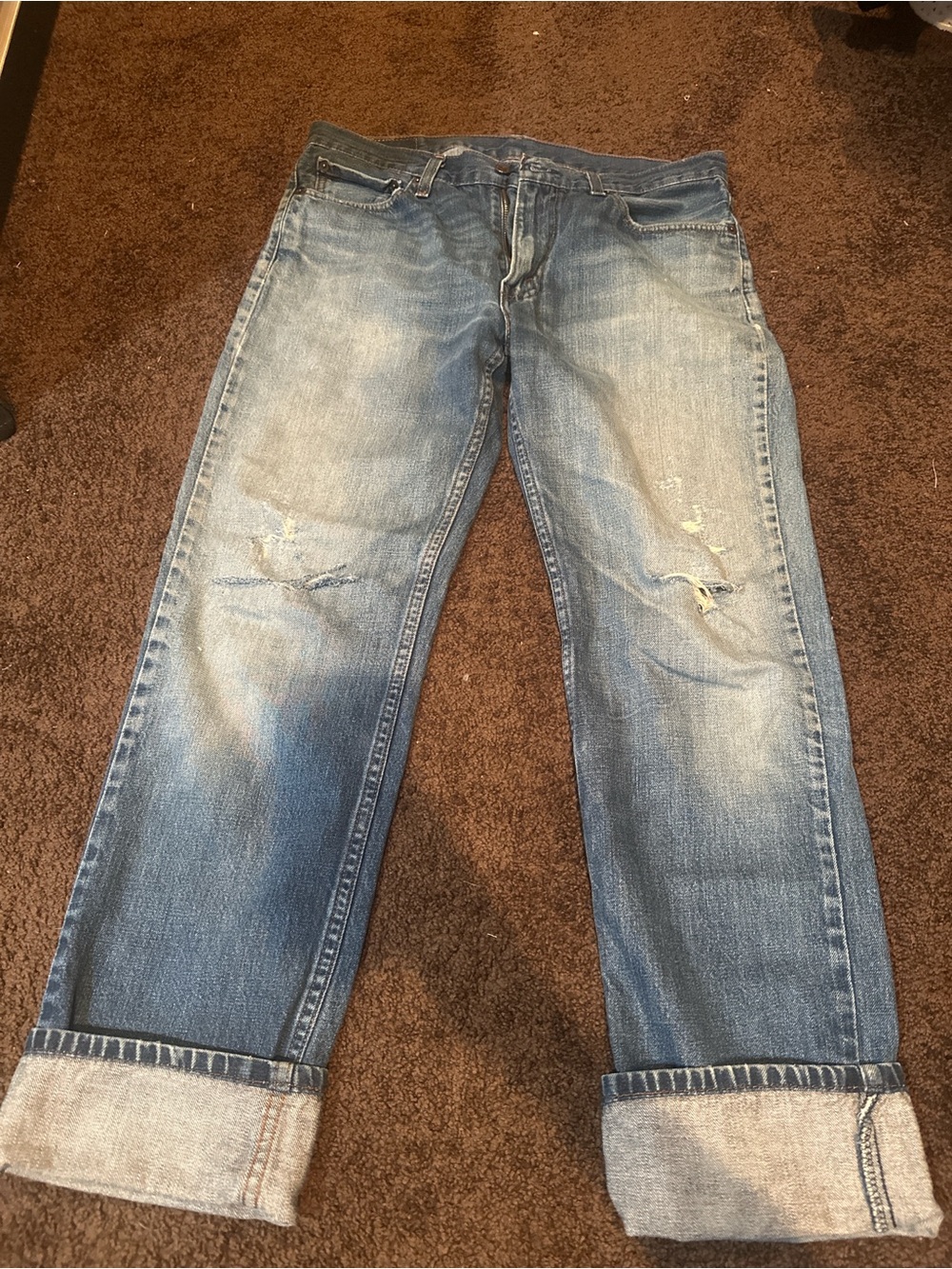 Levi's Men's Light Blue Relaxed Straight Jeans